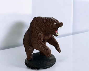 3D Bär svg dxf cnc Datei für Glowforge & Cricut
