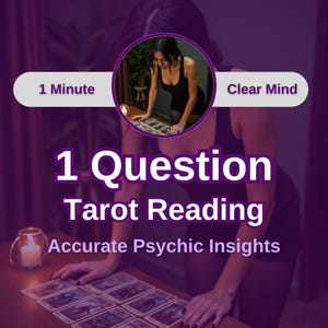 Same Hour 1 Question Tarot Reading, Fast Tarot Reading Accurate Psychic Insights, One Question Reading, Psychic Tarot Reading, Love Reading