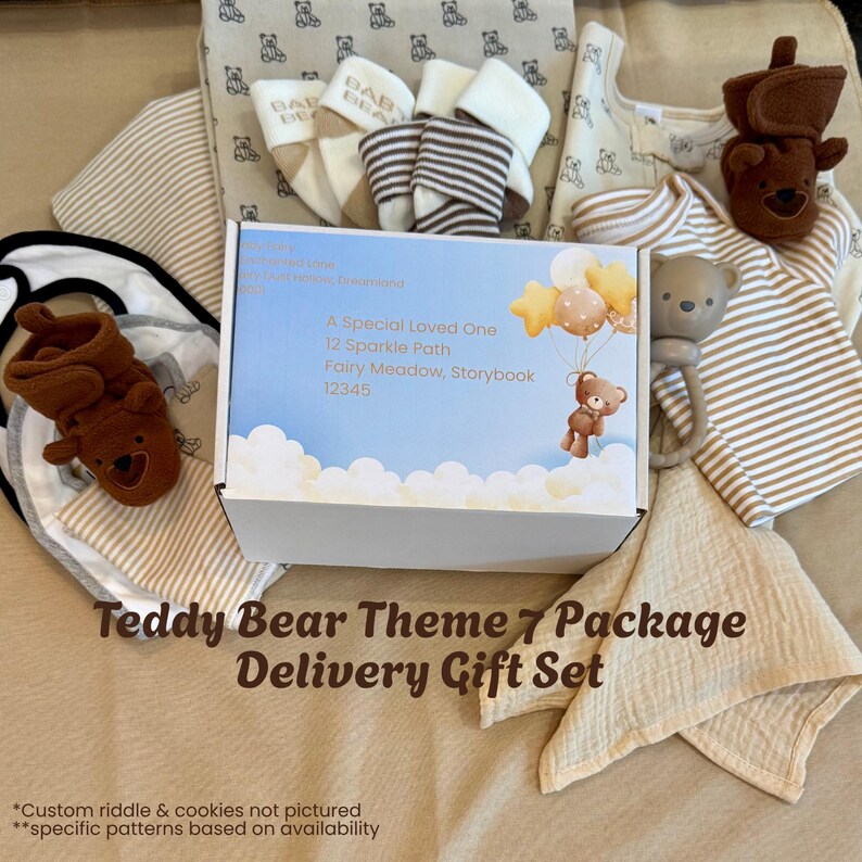 Teddy Bear Baby Gift Set - Etsy