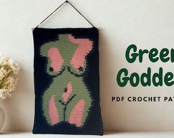 Green Goddess Crochet Tapestry Pattern