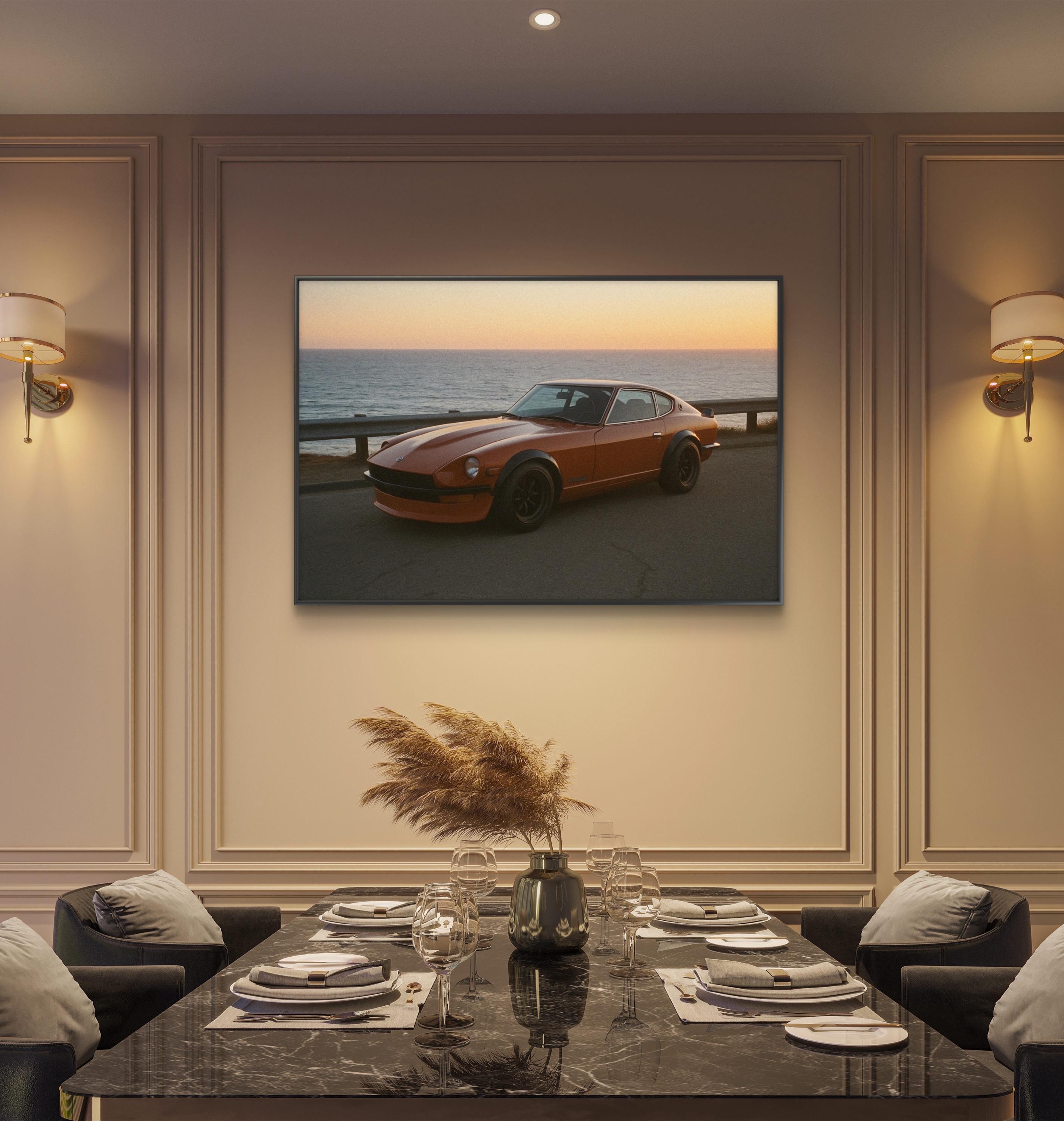 Vintage Datsun 240Z Sunset Print Canvas Framed | Matte Wall Art - Etsy