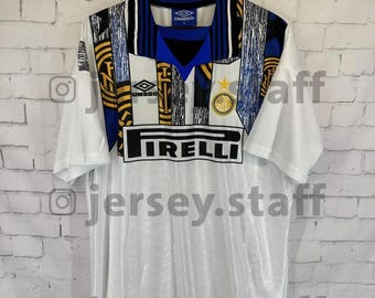 【デッドストック】1995-96 インテル・ミラノ 3rd UMBRO サイズＬ デッドストック】1995-96 インテル・ミラノ 3rd UMBRO サイズL