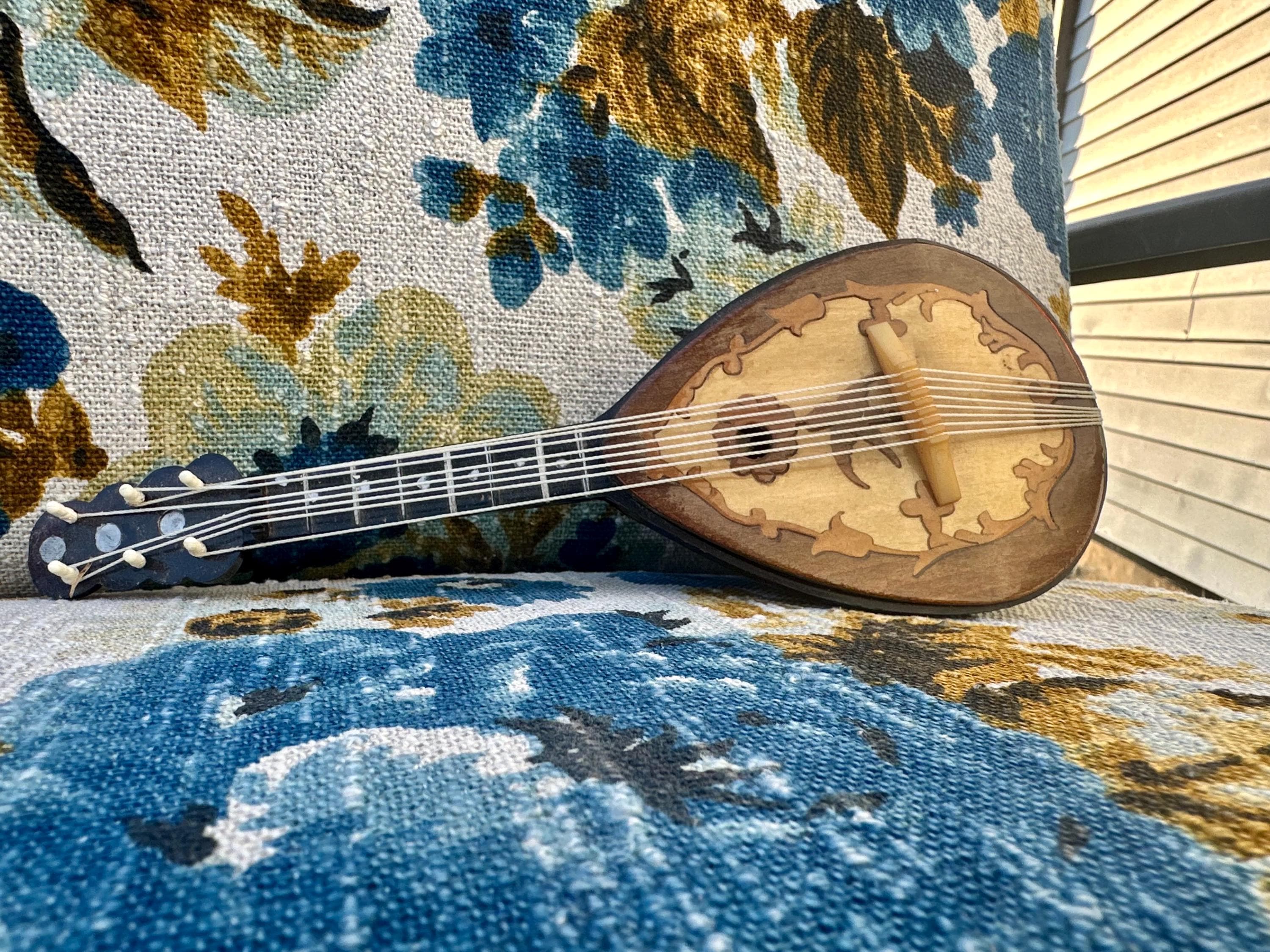 Reuge ハンドメイド ヴィンテージ 木製 回転マンドリン オルゴール