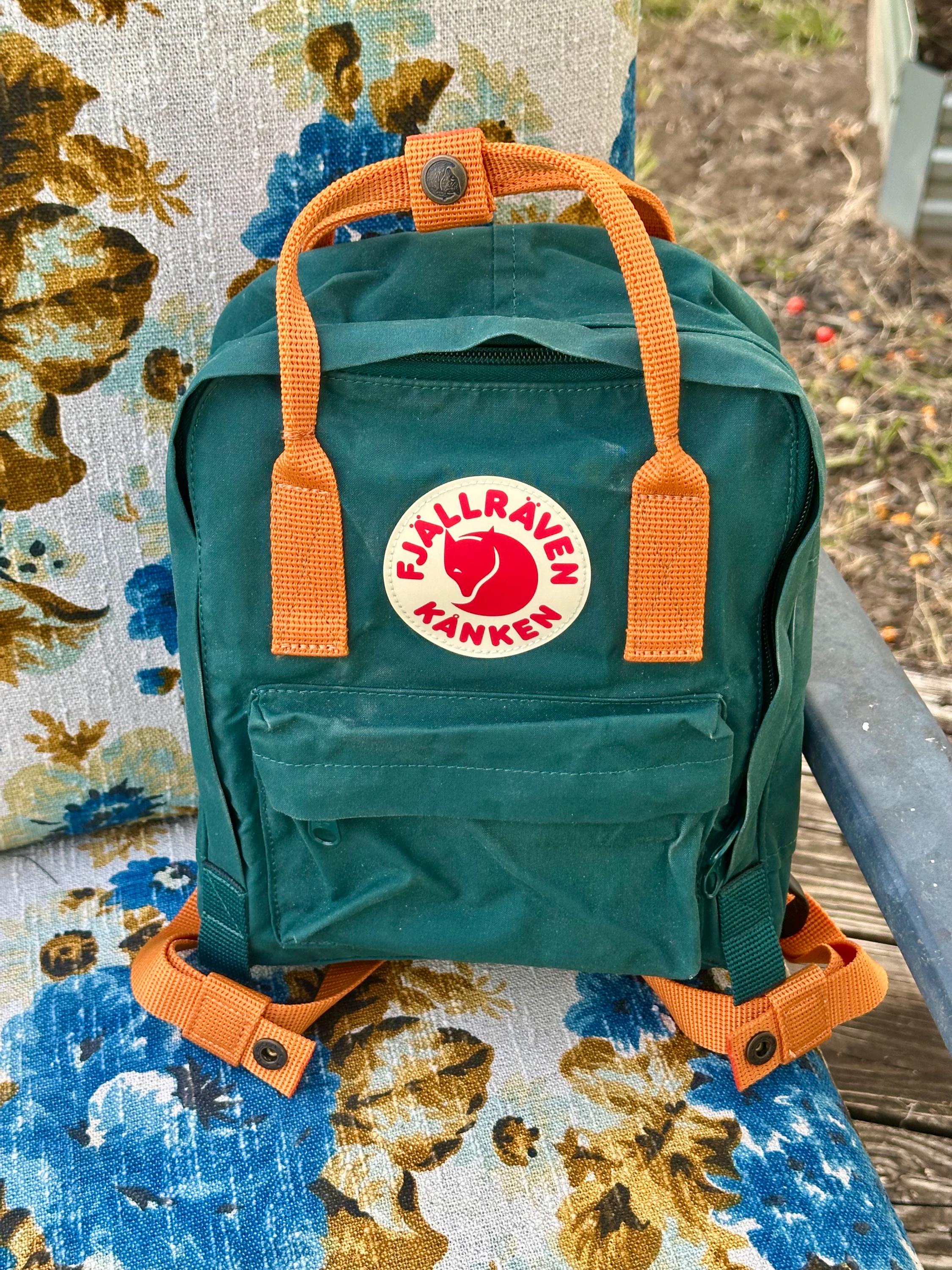 kanken mini classic backpack glacier green Fjallraven - Frost The Mini Kanken Mini Glacier Green -