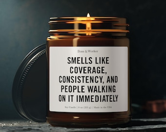 Flooring Installer Candle, Tile Setter Gift, Soy Wax (9oz/4oz)
