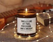 Jet Fuel Scented Candle: Aircraft Mechanic Gift, Aerospace Engineer