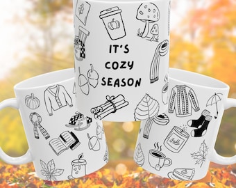 Its Cozy Season Fall Coffee Mug