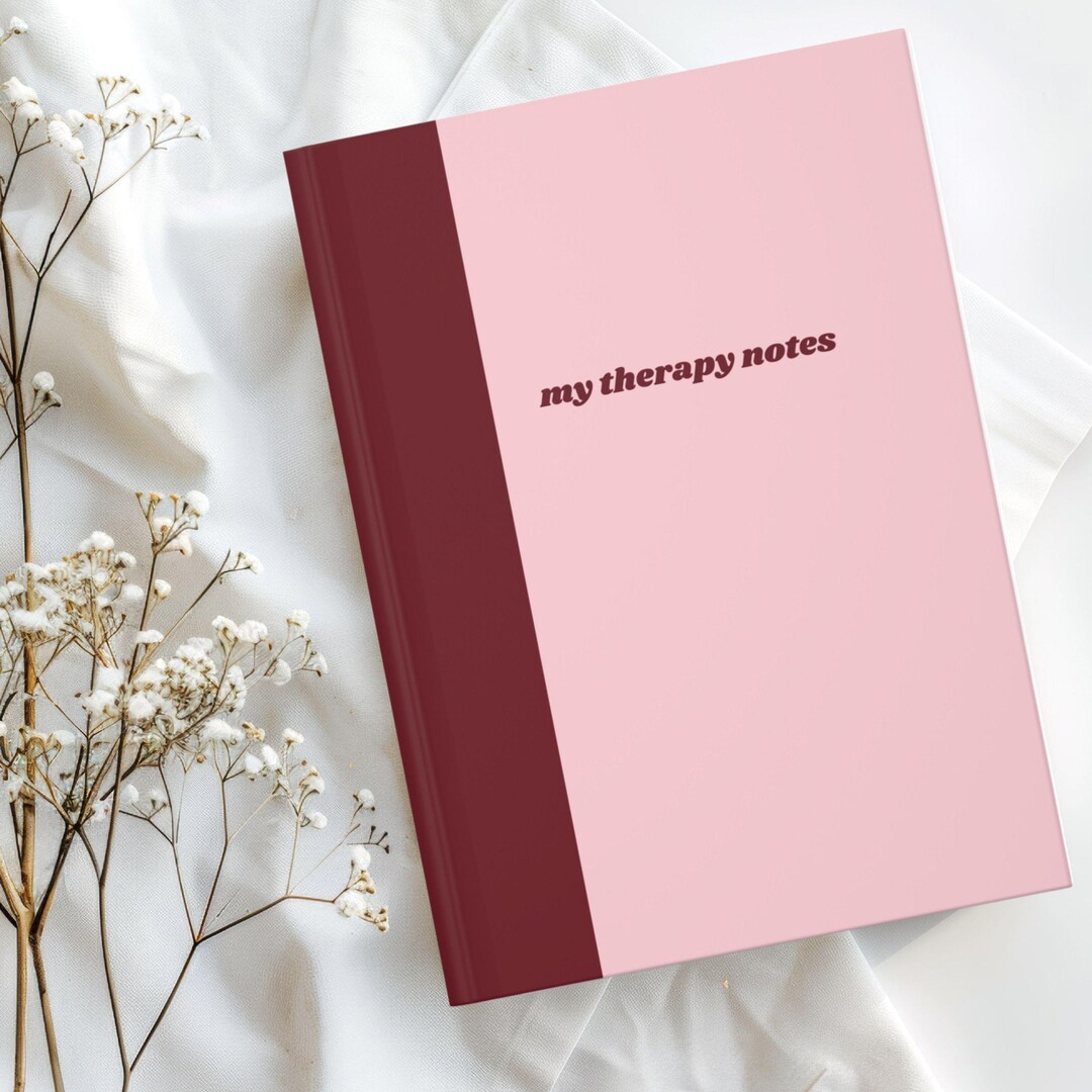 My Therapy Notes Journal Mental Health Notebook Self Care Therapy Diary Gift - Etsy