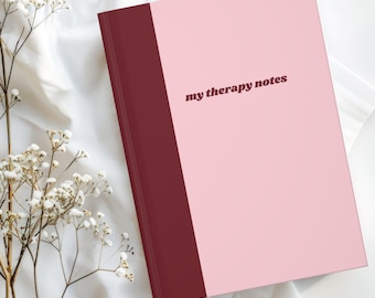 My Therapy Notes Journal Mental Health Notebook Self Care Therapy Diary Gift