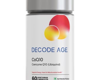 CoQ10 Ubiquinol Supplement with Piperine: Enhanced Absorption, Heart Health, Cellular Energy (60 Vegetarian Capsules)