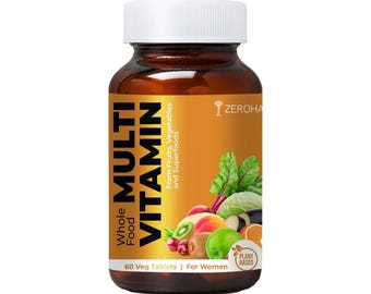 Whole Food Multivitamin for Women, Plant-Based Energy and Immunity Support