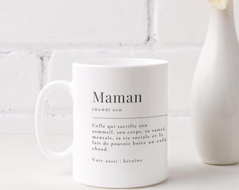 Definition of a mom: coffee mug, survival mode mom, funny mom gift, mom mug, mom cup, gift for mom