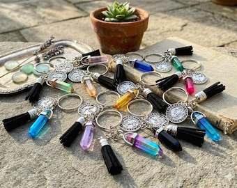 Zodiac Crystal  Keychain