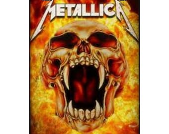 Metallica Skull Matte Poster, Rock Decor, Music Wall Art, Heavy Metal Gift, Concert Poster, Home Office Decoration