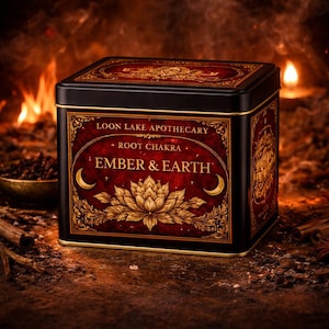 Ember & Earth - Wortelchakra-theemix – aardende losse kruidenblaadjes – biologisch