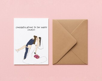 PRINTABLE GREETING CARD - wedding congratulations wlw couple lgbtqia+ women relationship lesbian marriage card *digital download*