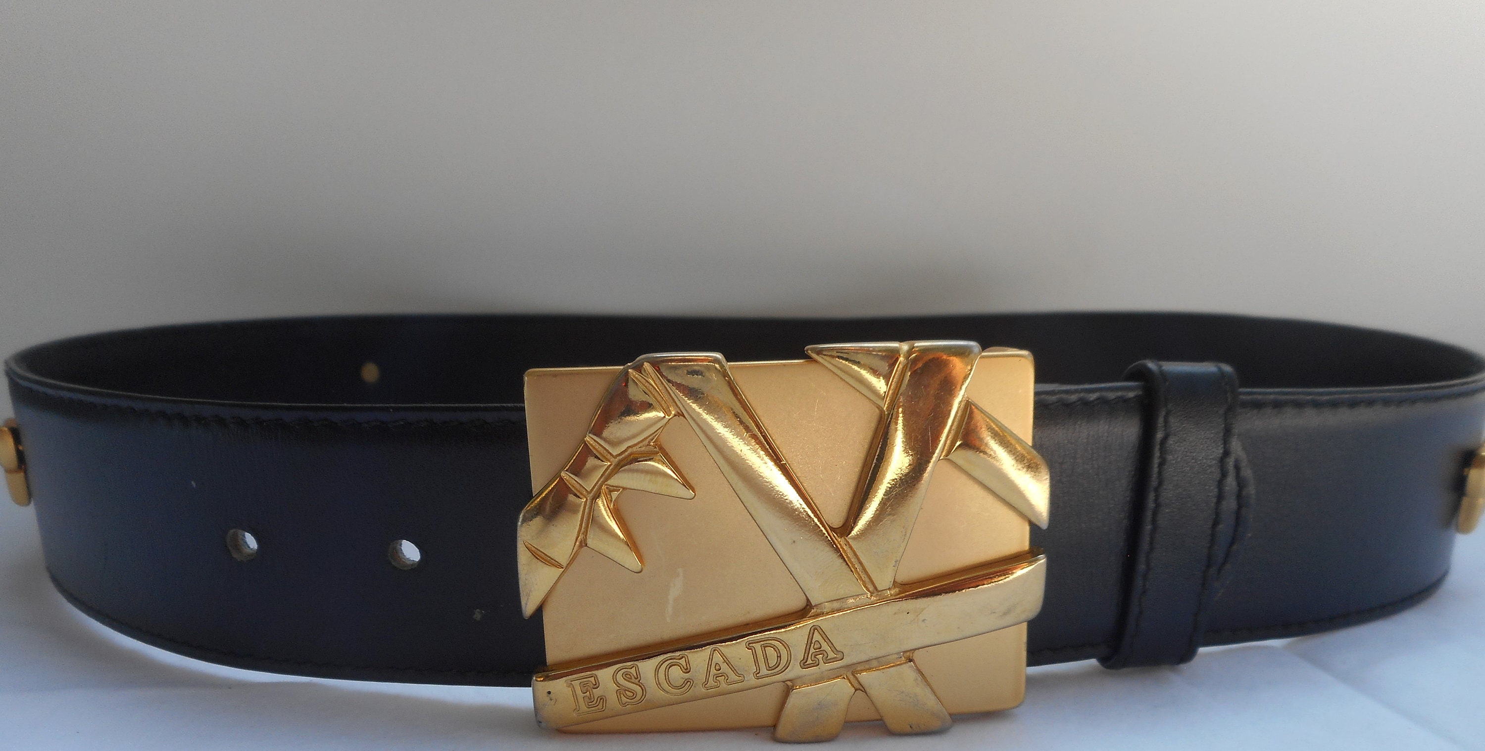 Escada Blue Belt - Etsy
