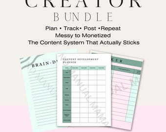 Content Creator Planner Bundle