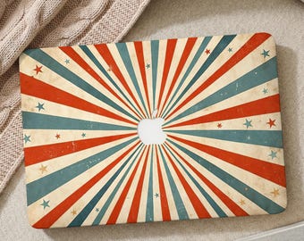 Etui na MacBooka w stylu flagi USA, etui na MacBooka Air 15/13/11, etui na MacBooka Pro 13/14/15/16 M2/M3/M4, etui na laptopa Macbook Ret 13/15 2025