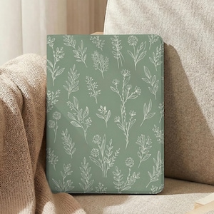 Skyddsfodral för iPad med blommönster, 2026 iPad Air 11" 13", iPad 8/9/10/11 Gen A16, iPad Air 4/5/6/7, iPad Pro 11" 13" M4 M5-fodral