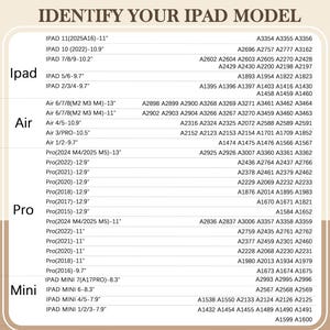 Floral Line Art iPad Protective Case, 2026 iPad Air 11" 13", iPad 8/9/10/11 Gen A16, iPad Air 4/5/6/7, iPad Pro 11" 13" M4 M5 Case image 5