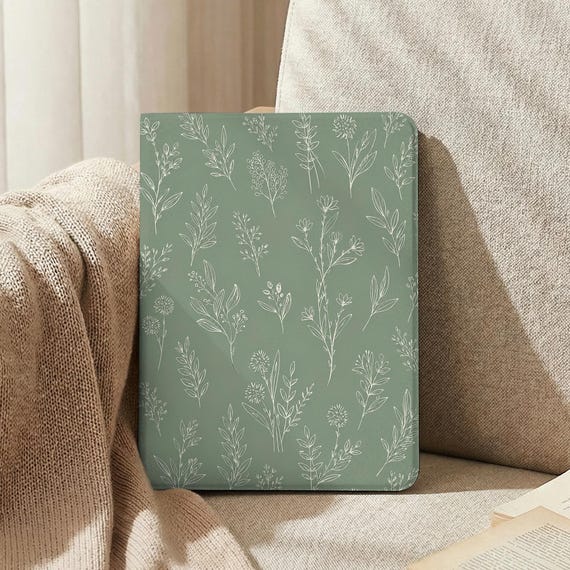 Floral Line Art iPad Protective Case, 2026 iPad Air 11" 13", iPad 8/9/10/11 Gen A16, iPad Air 4/5/6/7, iPad Pro 11" 13" M4 M5 Case