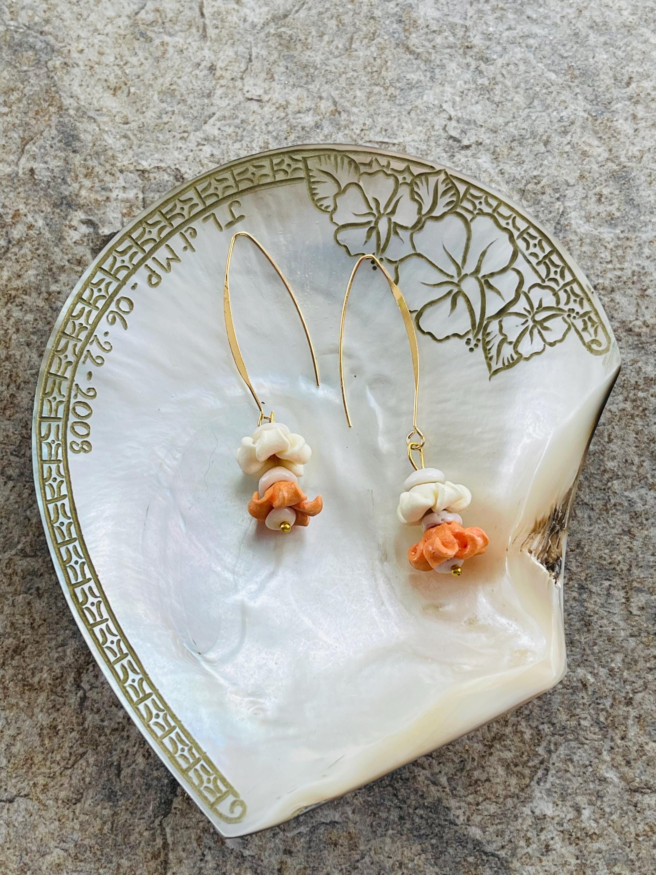 Puakenikeni earrings - Etsy 日本