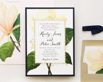 Sweet Magnolia - Wedding Invitation - Sample