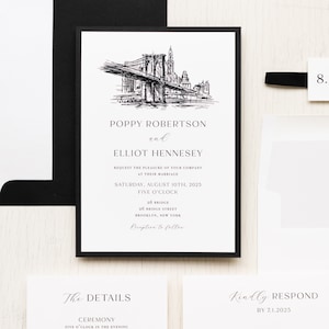 Brooklyn Bridge - Hochzeitseinladung - Muster