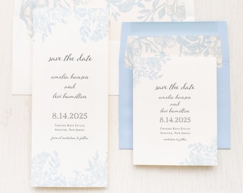 Blue Bouquet - Save the Dates