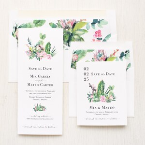 Emerald Cactus - Save the Dates