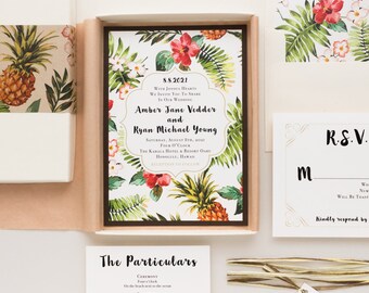 Modern Wedding Invitations By Beaconlane On Etsy