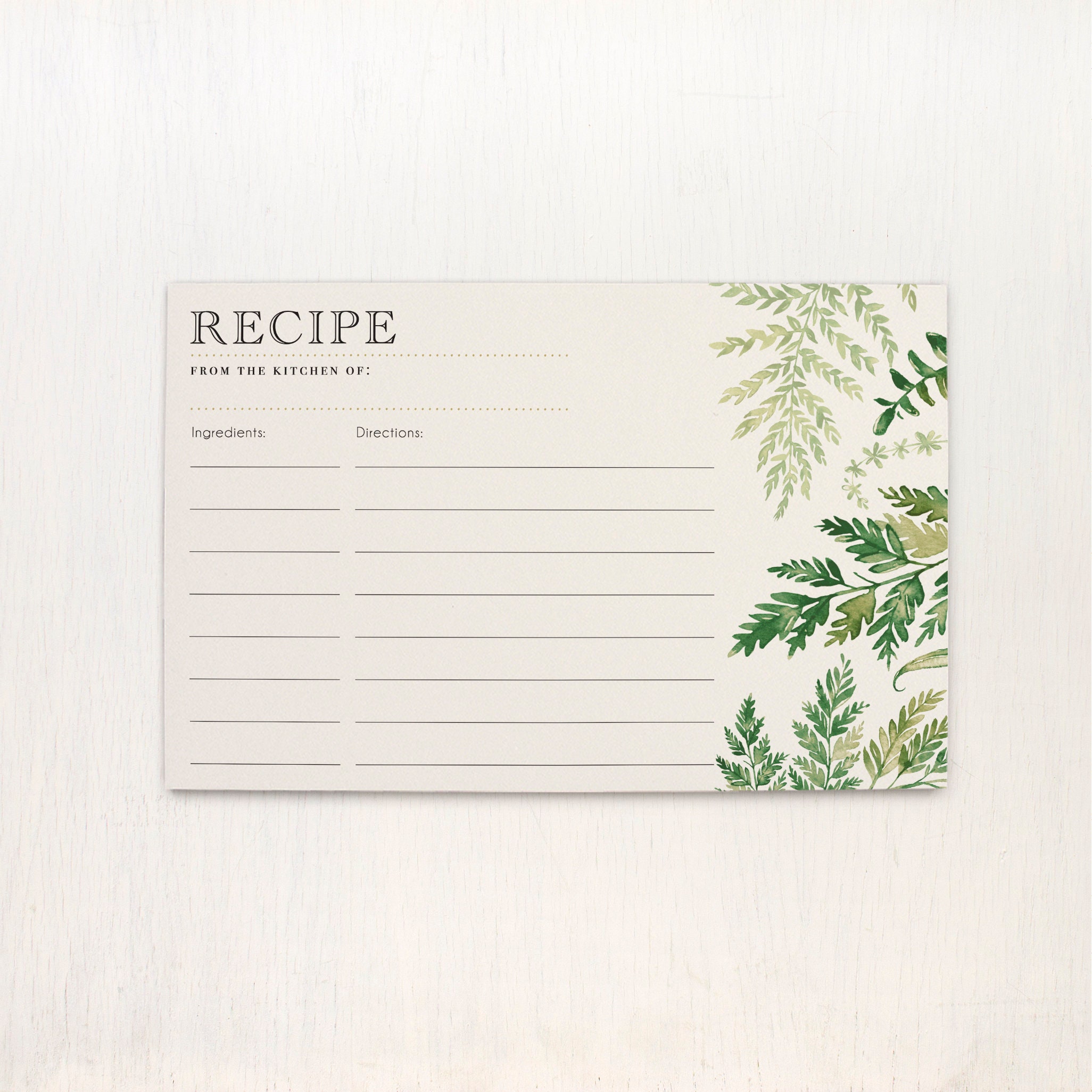 Greenery Wedding Shower Invitations - Simple Greenery - Sample - Etsy