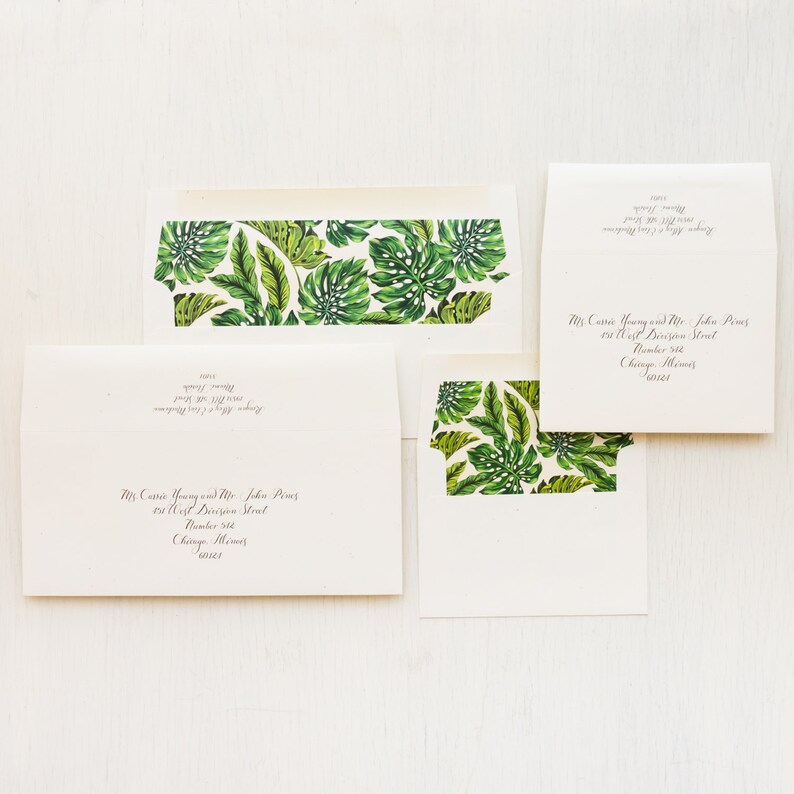 Elegant Tropical Save the Dates image 4