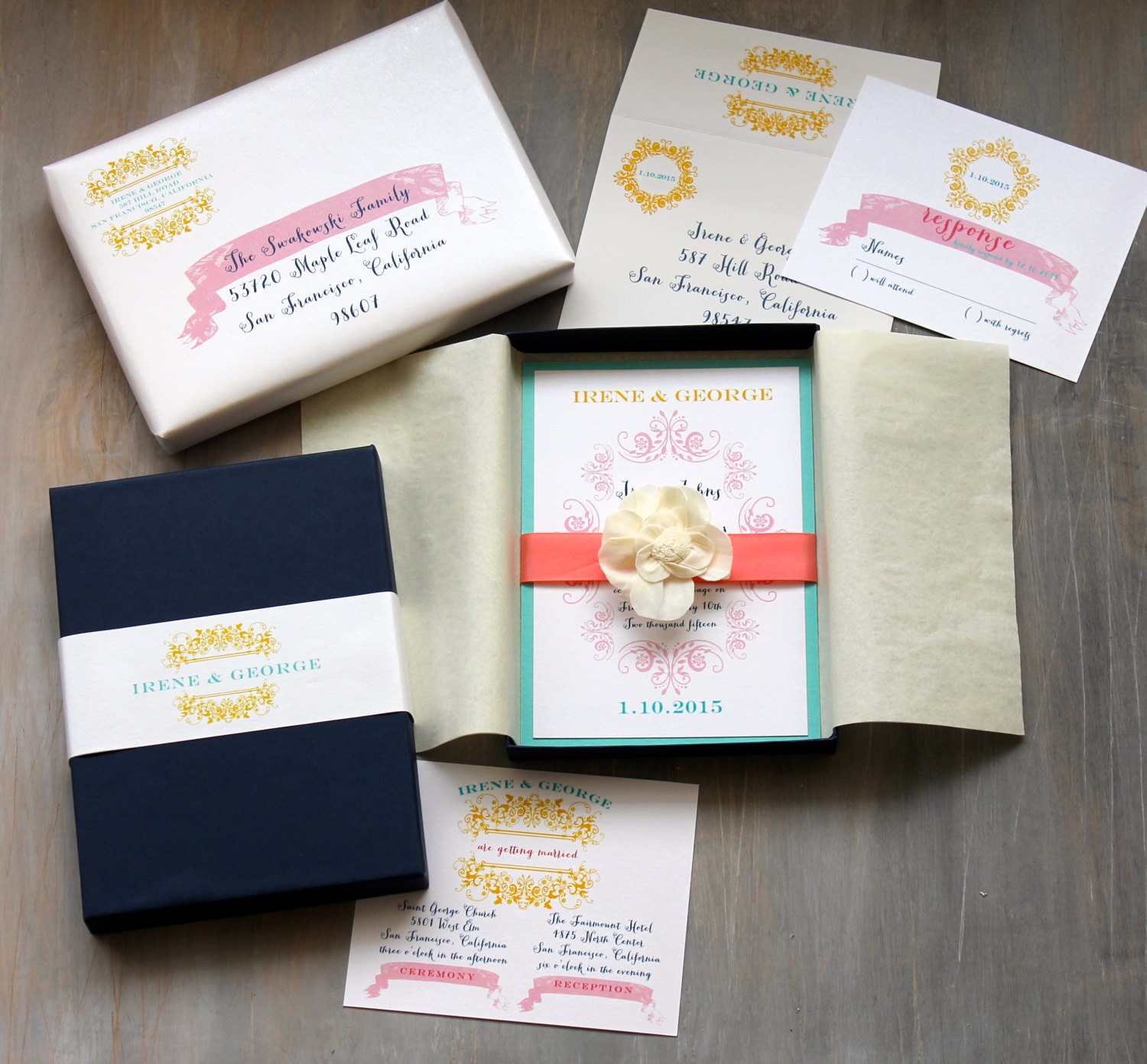 Preparing Wedding Invitations For Mailing 8