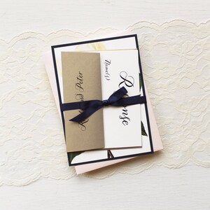 Sweet Magnolia Wedding Invitation Sample image 6