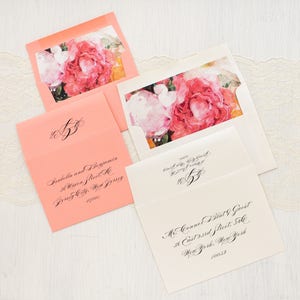 Pink Petals Wedding Invitation Sample image 7