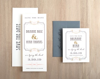 Art Deco Love - Save the Dates