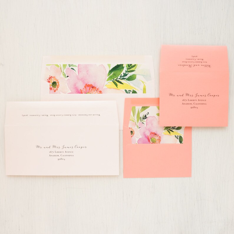 Blush & Coral Floral Save the Dates image 4