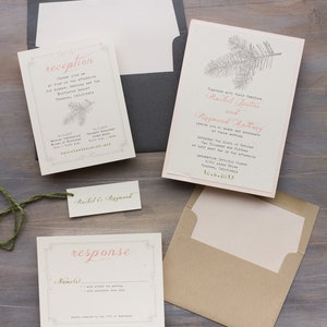 Moss Tree Wedding Invitation Sample image 5