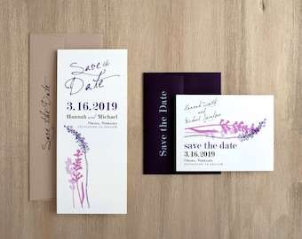 Lavender in Love - Save the Dates