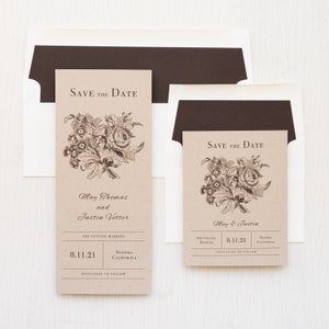 Rustic Floral - Save the Dates