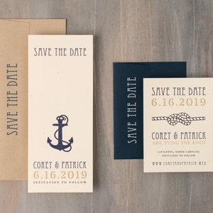 Nautical Bliss Save the Dates image 1