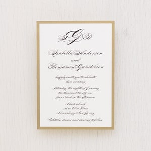 Pink Petals Wedding Invitation Sample image 3