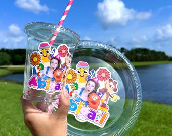 Ms. Rachel Cake Topper: Personalized Birthday Party Decor, cups, favor bags, 3d letters, plates