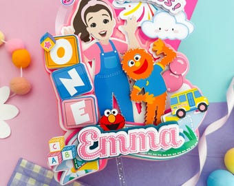 Ms. Rachel Cake Topper: Birthday Party Decor, Ms. Rachel cups, Ms. Rachel favor bags, Ms. Rachel 3d letters, Ms. Rachel blowouts