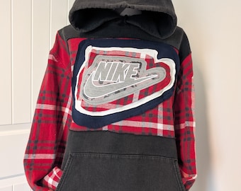 Upcycled Nike Hooded Sweatshirt