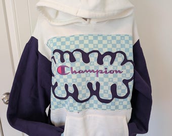 Upcycled Champion Hooded Sweatshirt