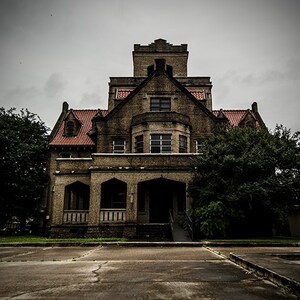 Old Beauregard Gothic Jail Hanging Jail Haunted Prison Louisiana Historic Collegiate Photo Surreal Dark Jewel Tones Art by LadyAlchemy13 image 1