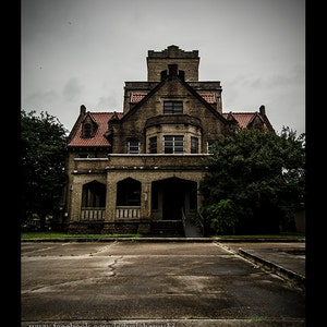 Old Beauregard Gothic Jail Hanging Jail Haunted Prison Louisiana Historic Collegiate Photo Surreal Dark Jewel Tones Art by LadyAlchemy13 image 2